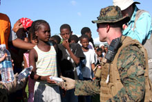 A historical photo of the 22nd MEU